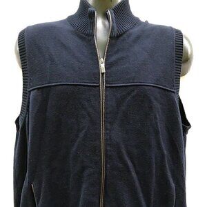 Southern Pines Golf Blue Zip Sweater Vest
